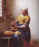 Jan Vermeer Kokspigan Germany oil painting artist